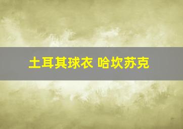 土耳其球衣 哈坎苏克